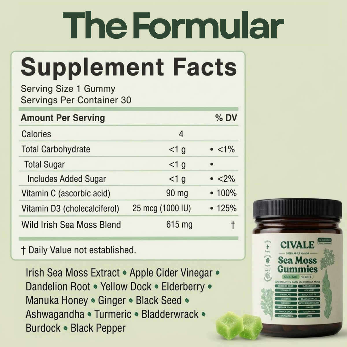 Sea Moss 16 In 1 Gummies
