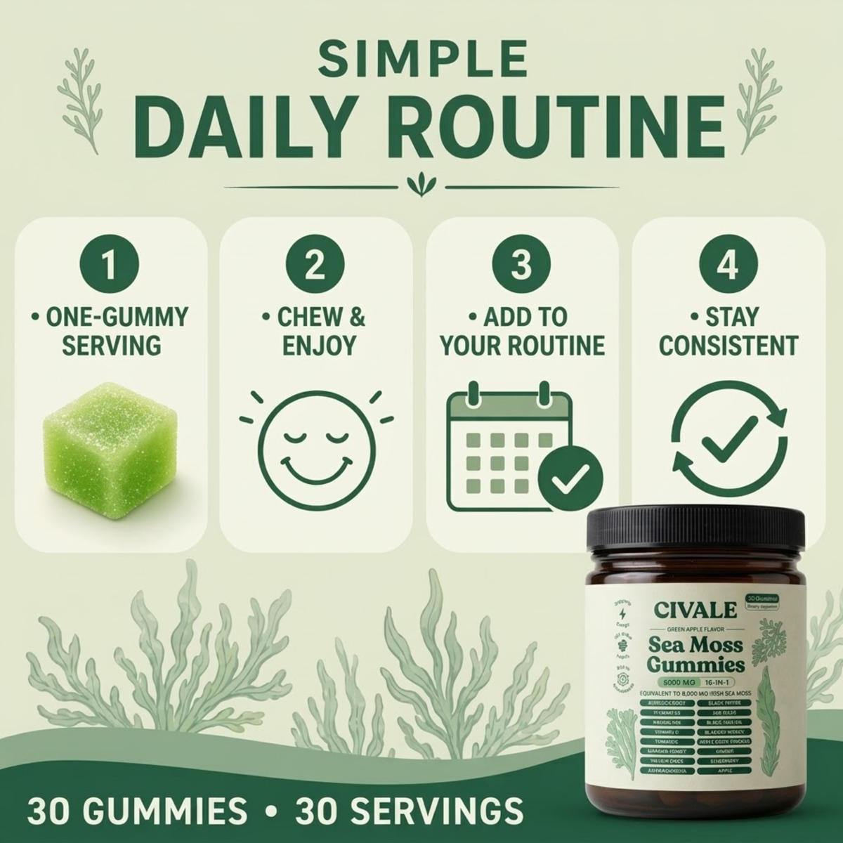 Sea Moss 16 In 1 Gummies