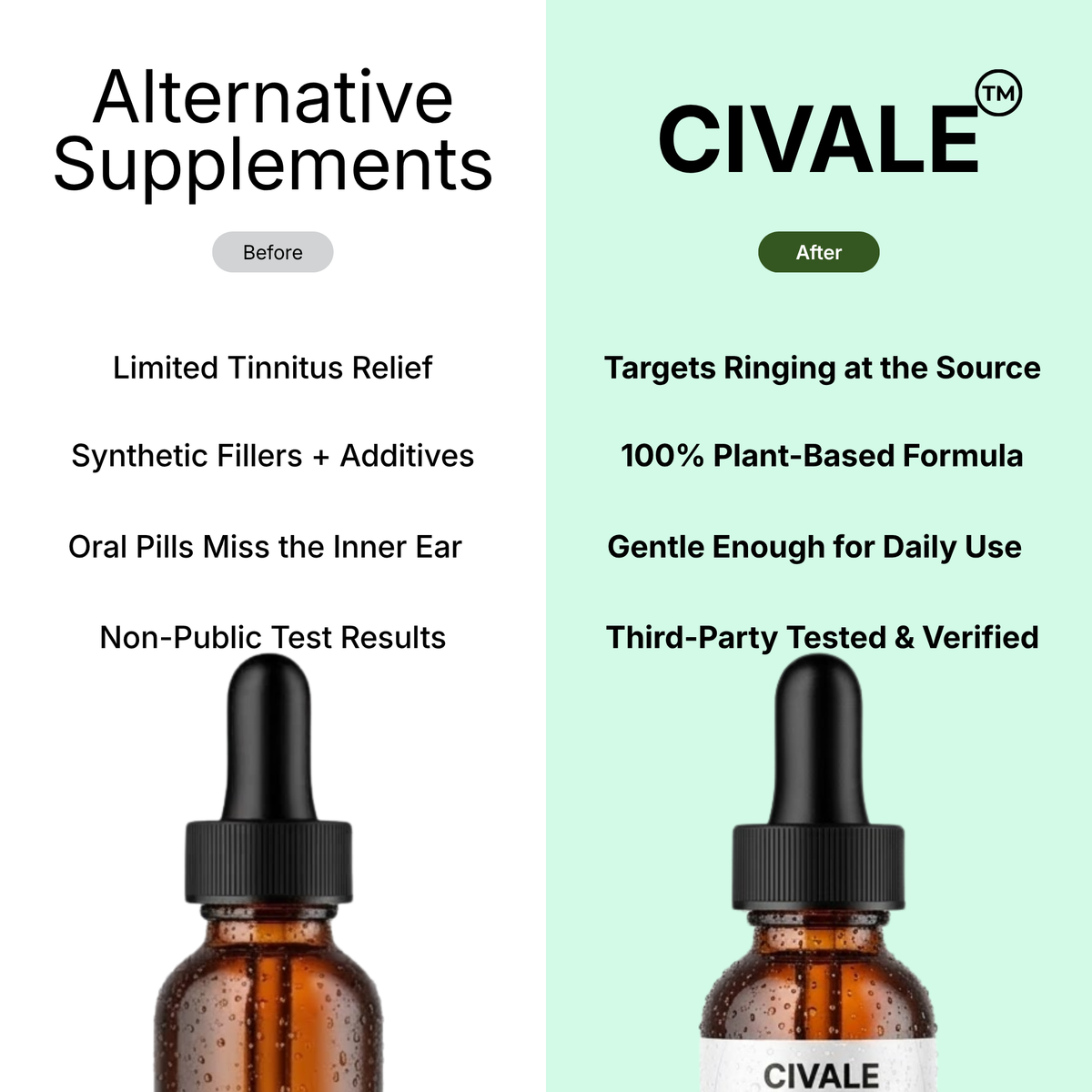 CIVALE Tinnitus Ear Drops™