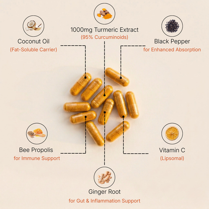 Turmeric Curcumin Capsules (1,000mg)